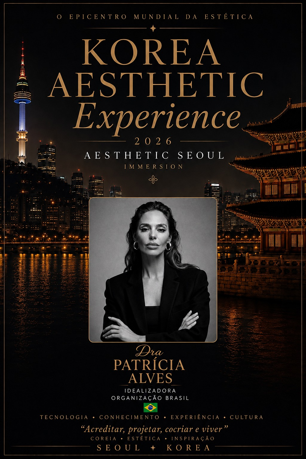 Korea Aesthetic Experience 2026 — Dra. Patrícia Alves, Seoul Korea